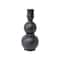 Hello Honey® 10" Matte Black Sculptural Aluminum Vase